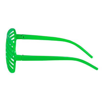 Lunettes Shutter Glasses LED Rave Party - 5 Couleurs Fluo
