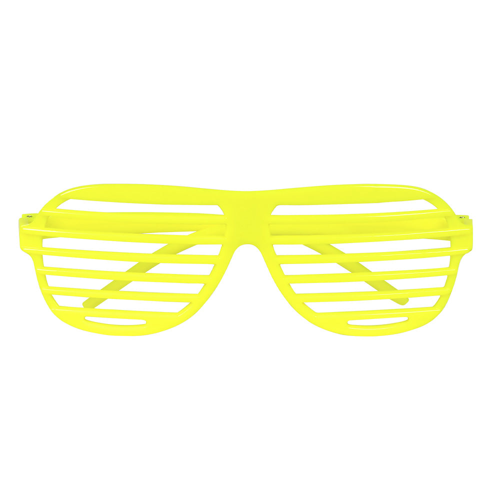 Lunettes Shutter Glasses LED Rave Party - 5 Couleurs Fluo