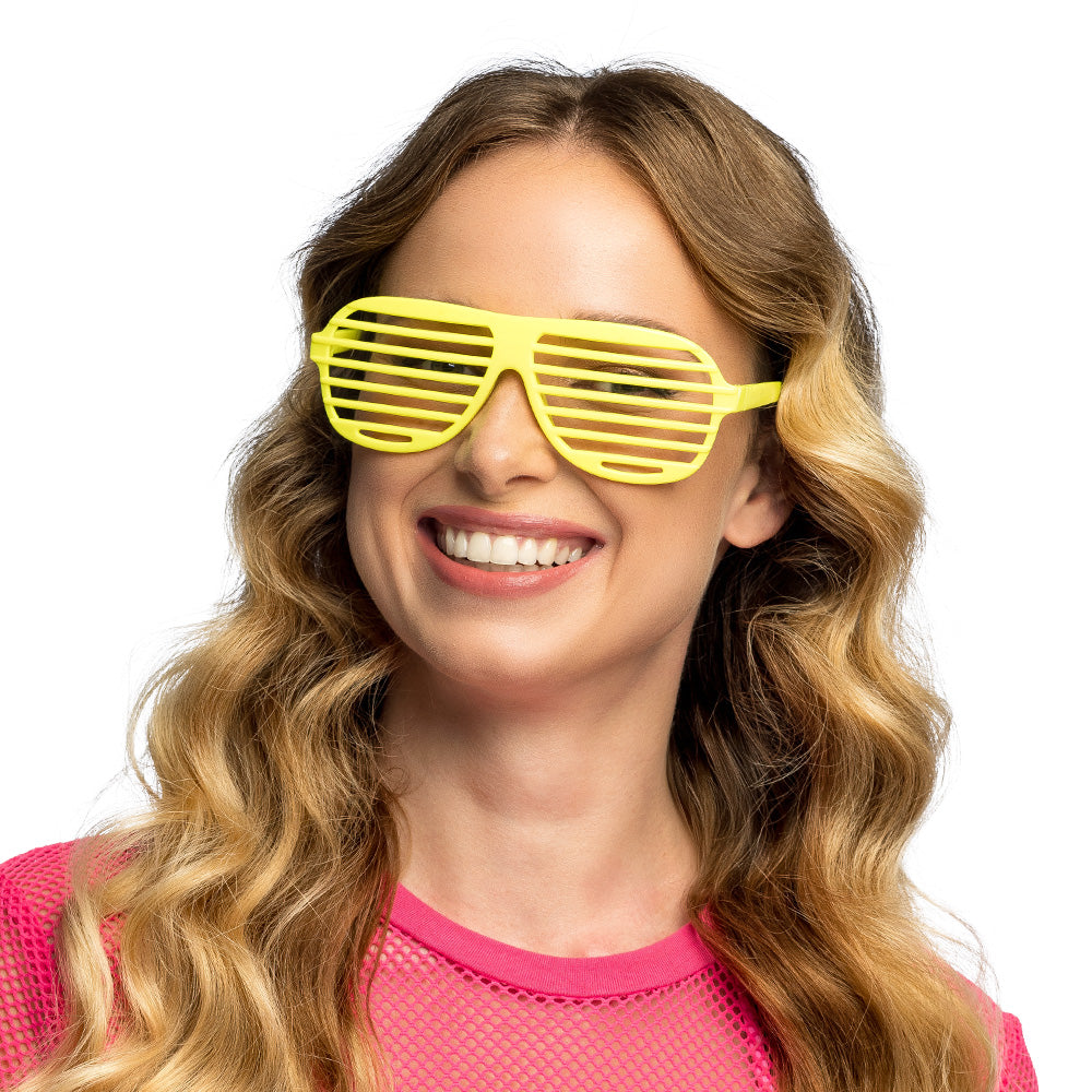Lunettes Shutter Glasses LED Rave Party - 5 Couleurs Fluo