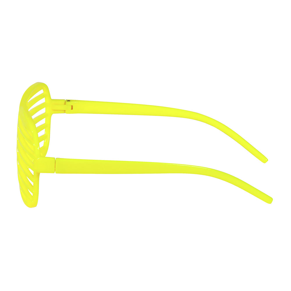 Lunettes Shutter Glasses LED Rave Party - 5 Couleurs Fluo