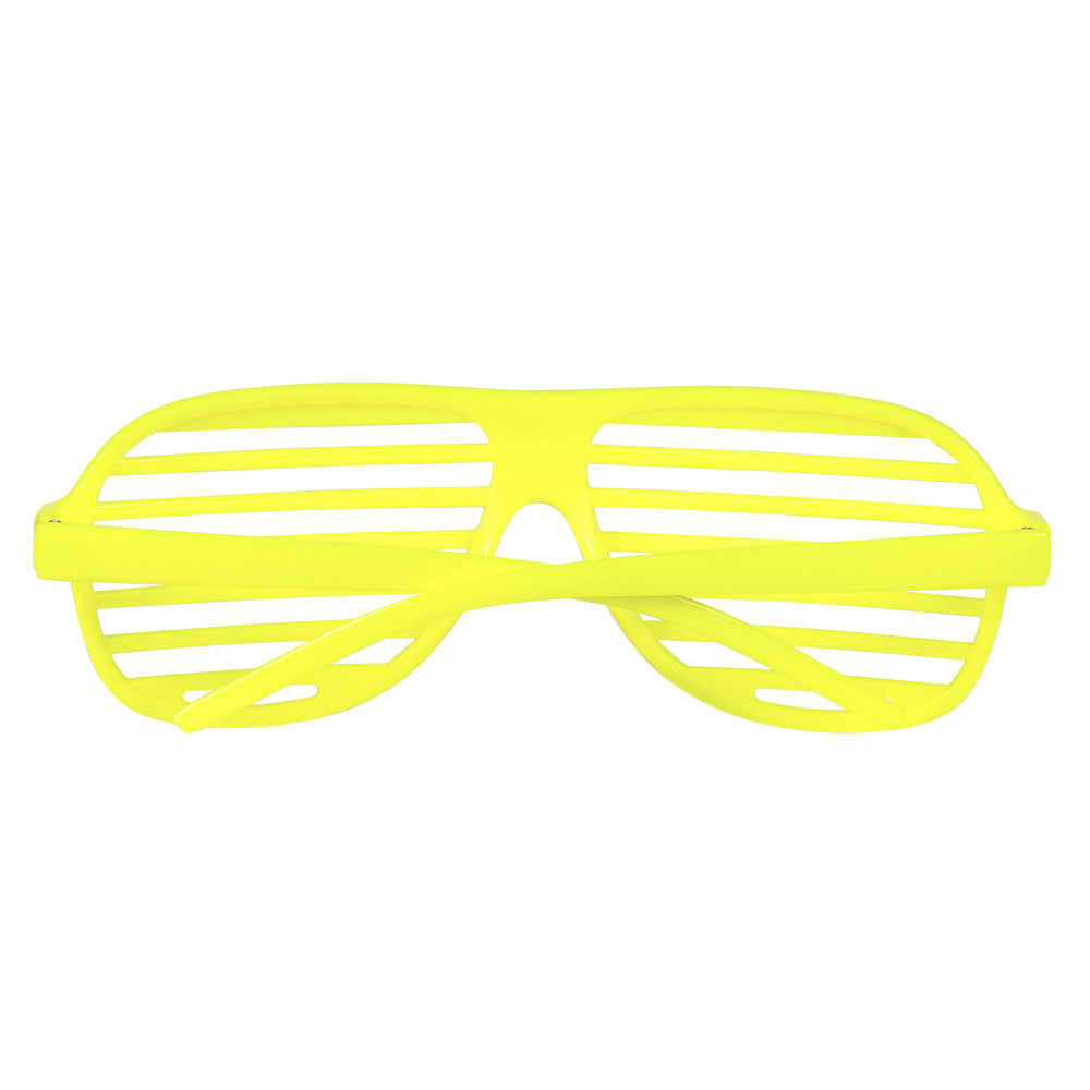 Lunettes Shutter Glasses LED Rave Party - 5 Couleurs Fluo