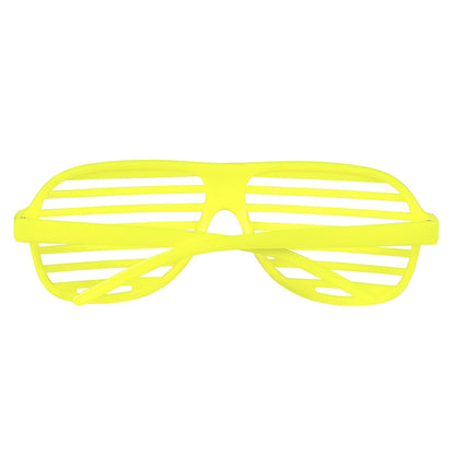 Lunettes Shutter Glasses LED Rave Party - 5 Couleurs Fluo