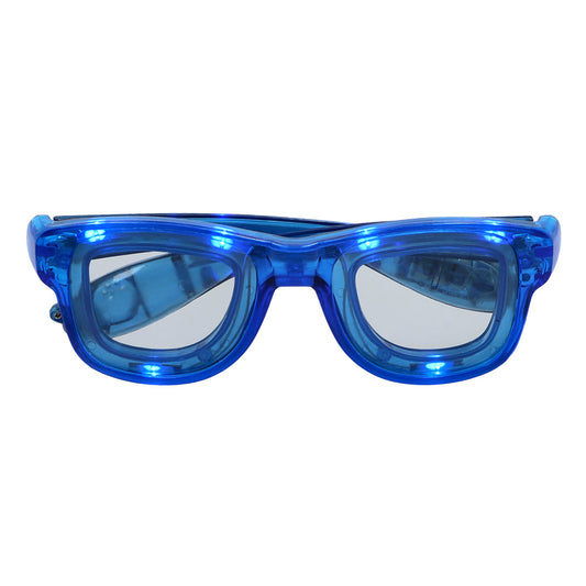 Lunettes LED Bleues 3 Modes - Accessoire Fête Lumineux