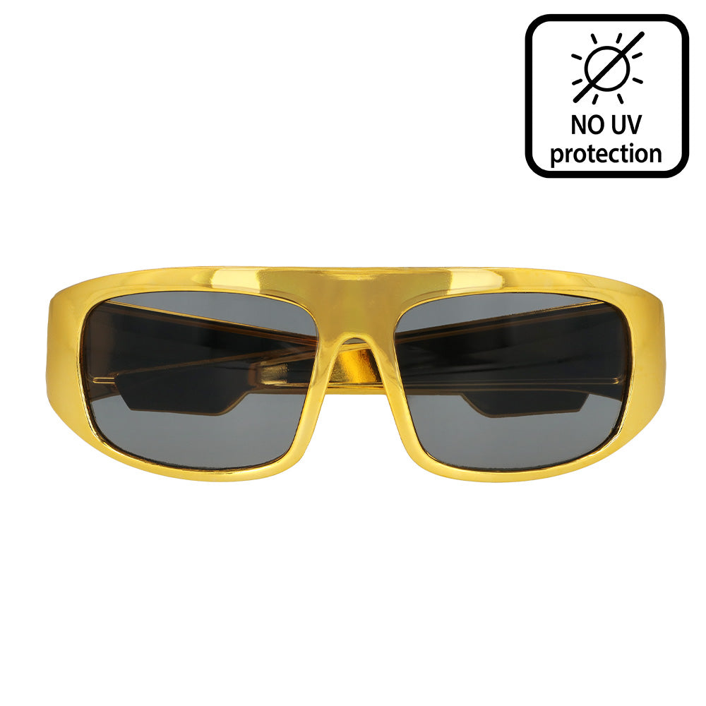Lunettes de Soleil Dorées Années 80 - Accessoire Disco Vintage