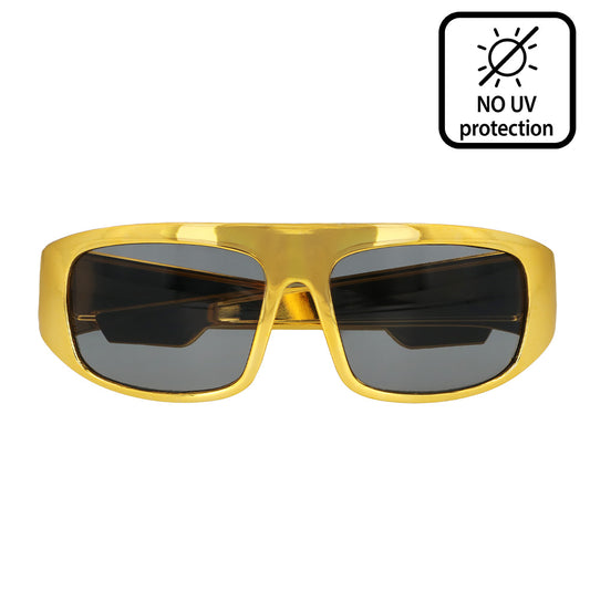 Lunettes de Soleil Dorées Années 80 - Accessoire Disco Vintage