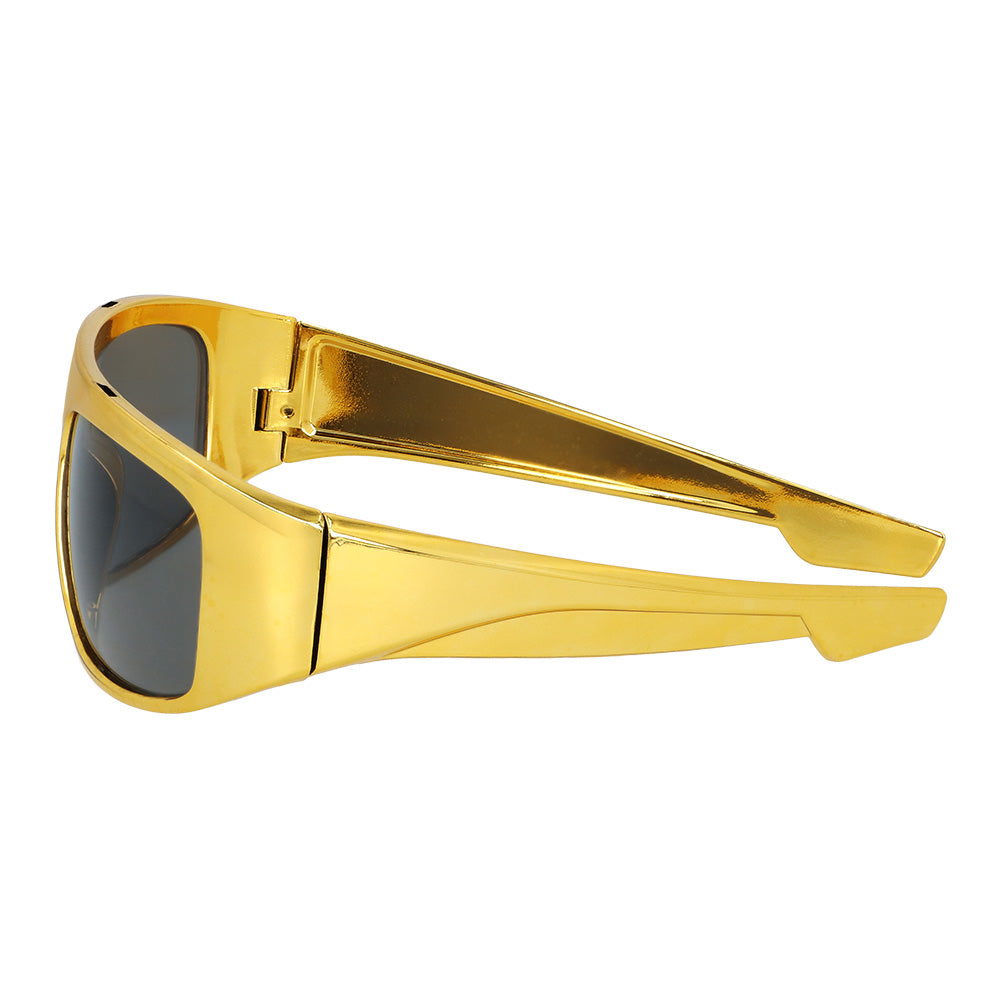 Lunettes de Soleil Dorées Années 80 - Accessoire Disco Vintage