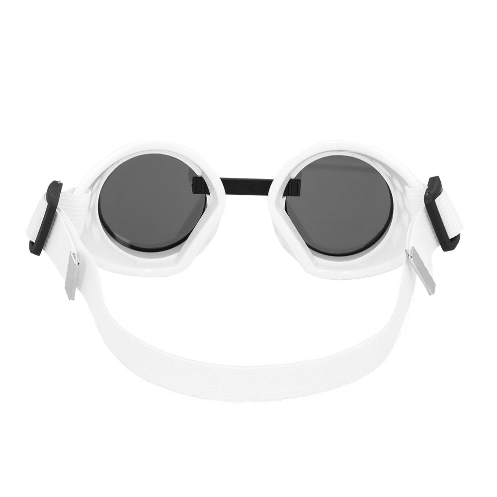 Lunettes Steampunk Blanches avec Verres Teintés