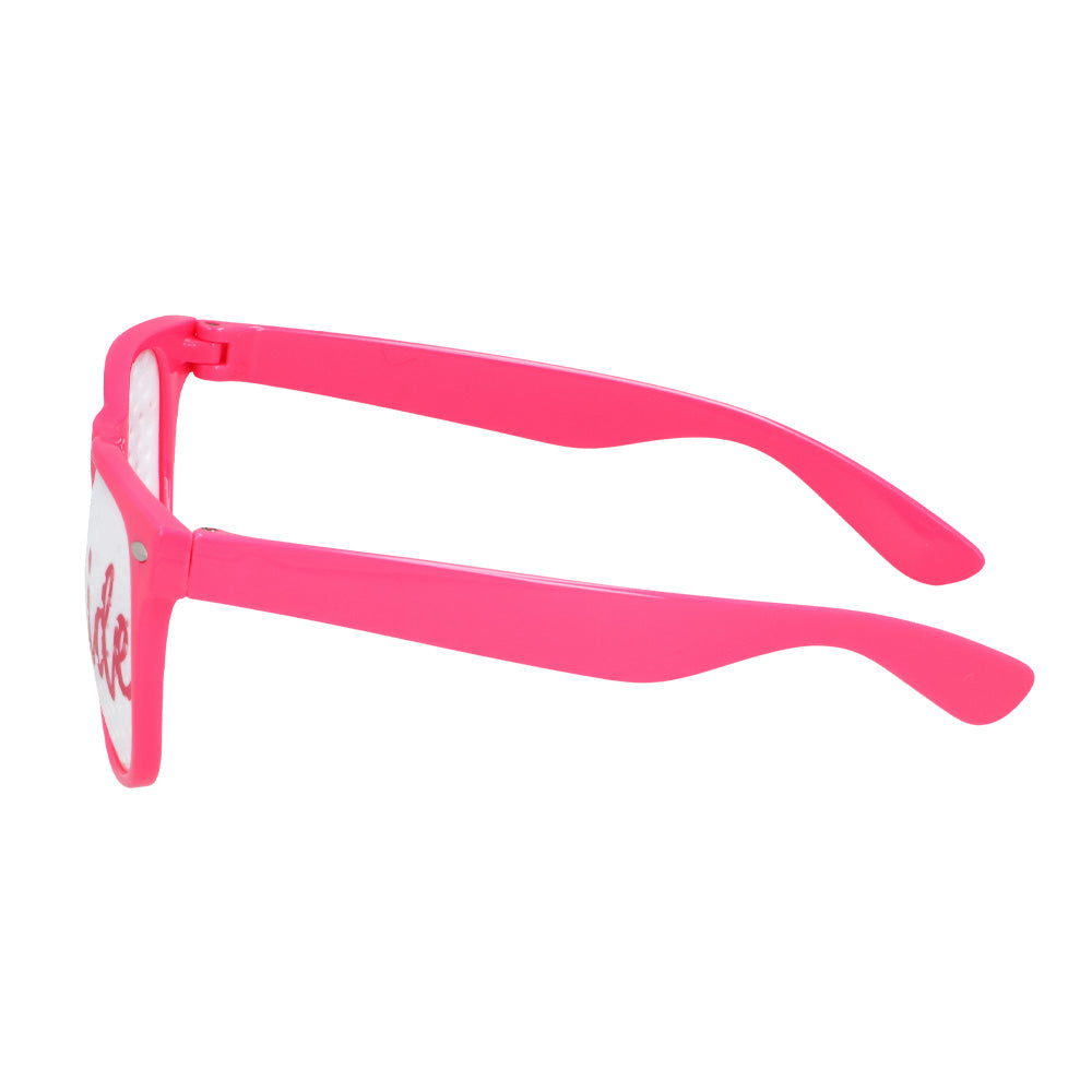 Lunettes Team Bride - Set 3 Paires Rose Paillettes