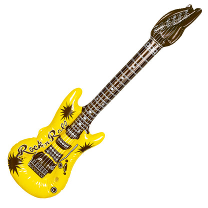 Guitare Gonflable Rock'n'Roll - Accessoire de Fête Coloré