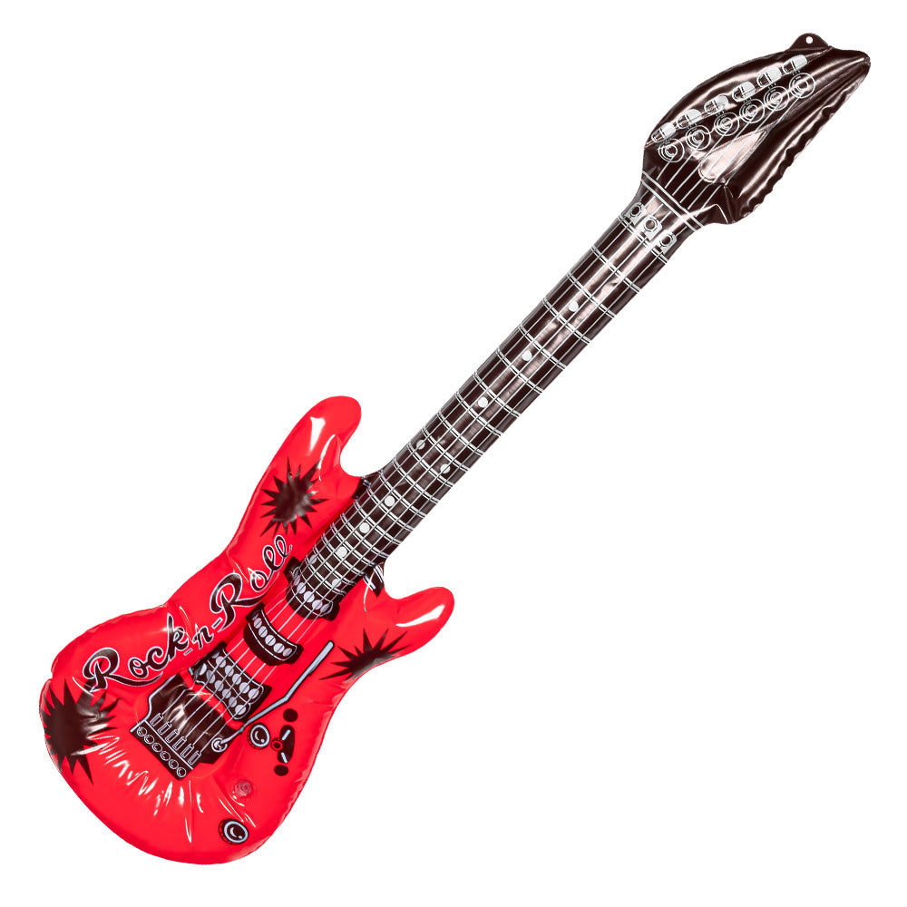 Guitare Gonflable Rock'n'Roll - Accessoire de Fête Coloré