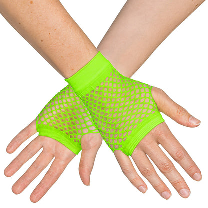 Gants Filet Fluo UV Blacklight - 2 pcs Accessoires Fête