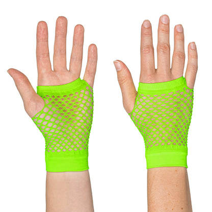 Gants Filet Fluo UV Blacklight - 2 pcs Accessoires Fête
