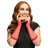 Gants Filet Rouge - Accessoire Années 80 & Disco
