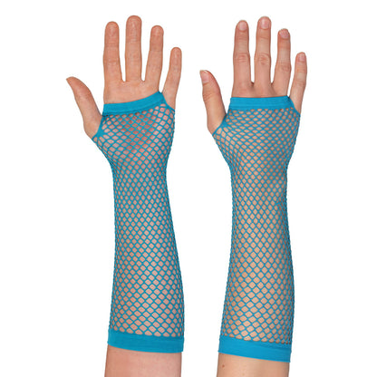 Gants Filet Turquoise Fluo UV Blacklight - 2 pcs