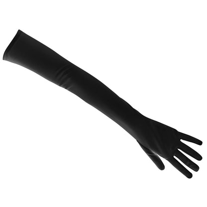 Gants longs noirs extensibles - Accessoire déguisement adulte