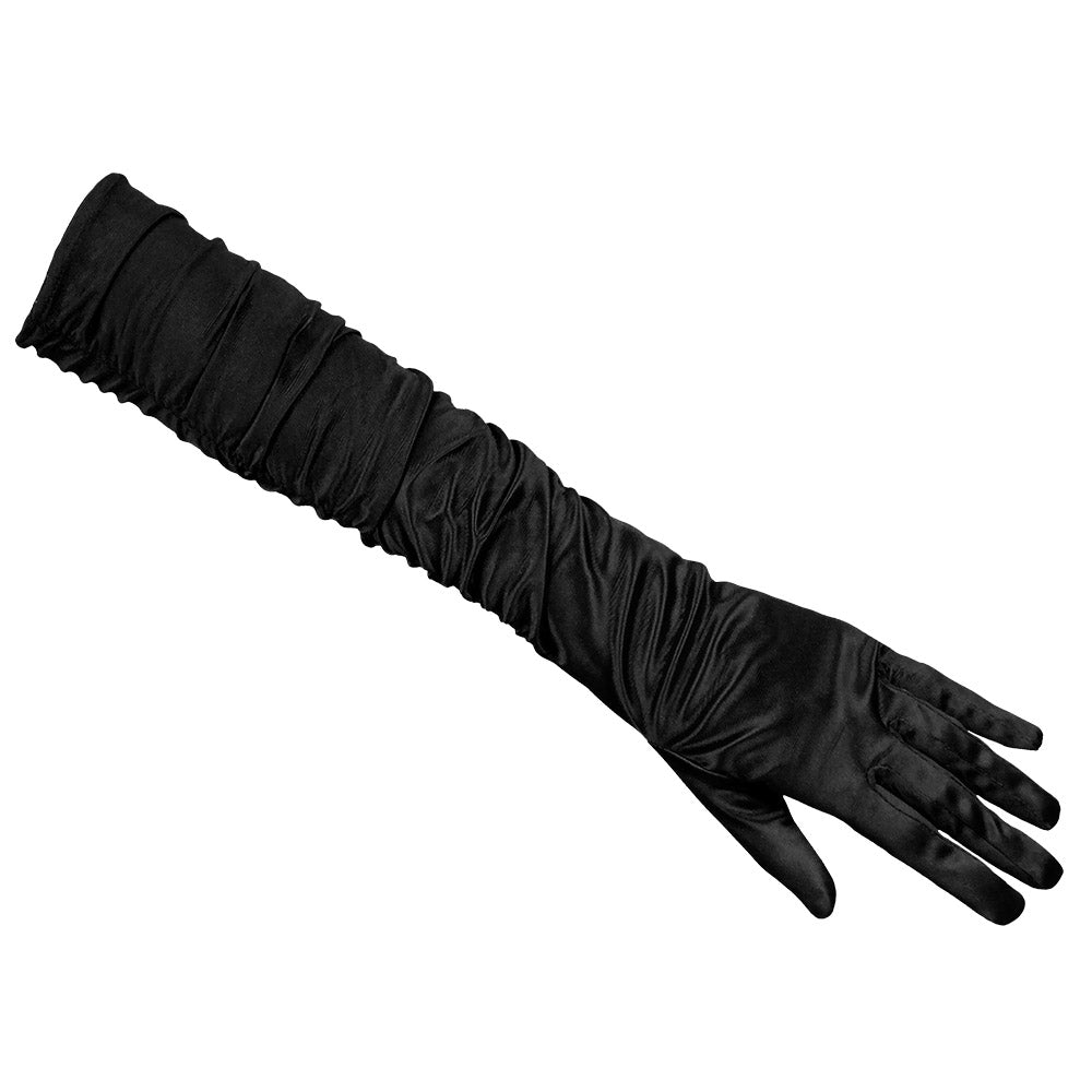 Gants Longs Froissés Glamour - 6 Coloris | Accessoire Déguisement