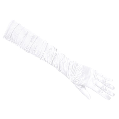 Gants Longs Froissés Glamour - 6 Coloris | Accessoire Déguisement