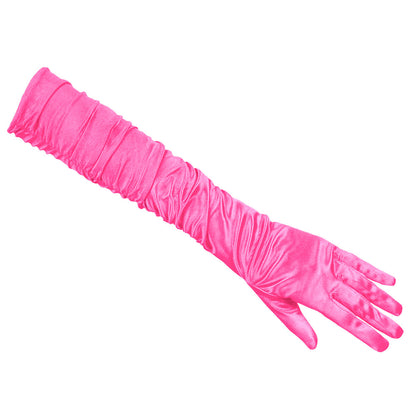 Gants Longs Froissés Glamour - 6 Coloris | Accessoire Déguisement