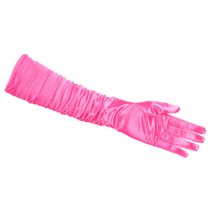 Gants Longs Froissés Glamour - 6 Coloris | Accessoire Déguisement