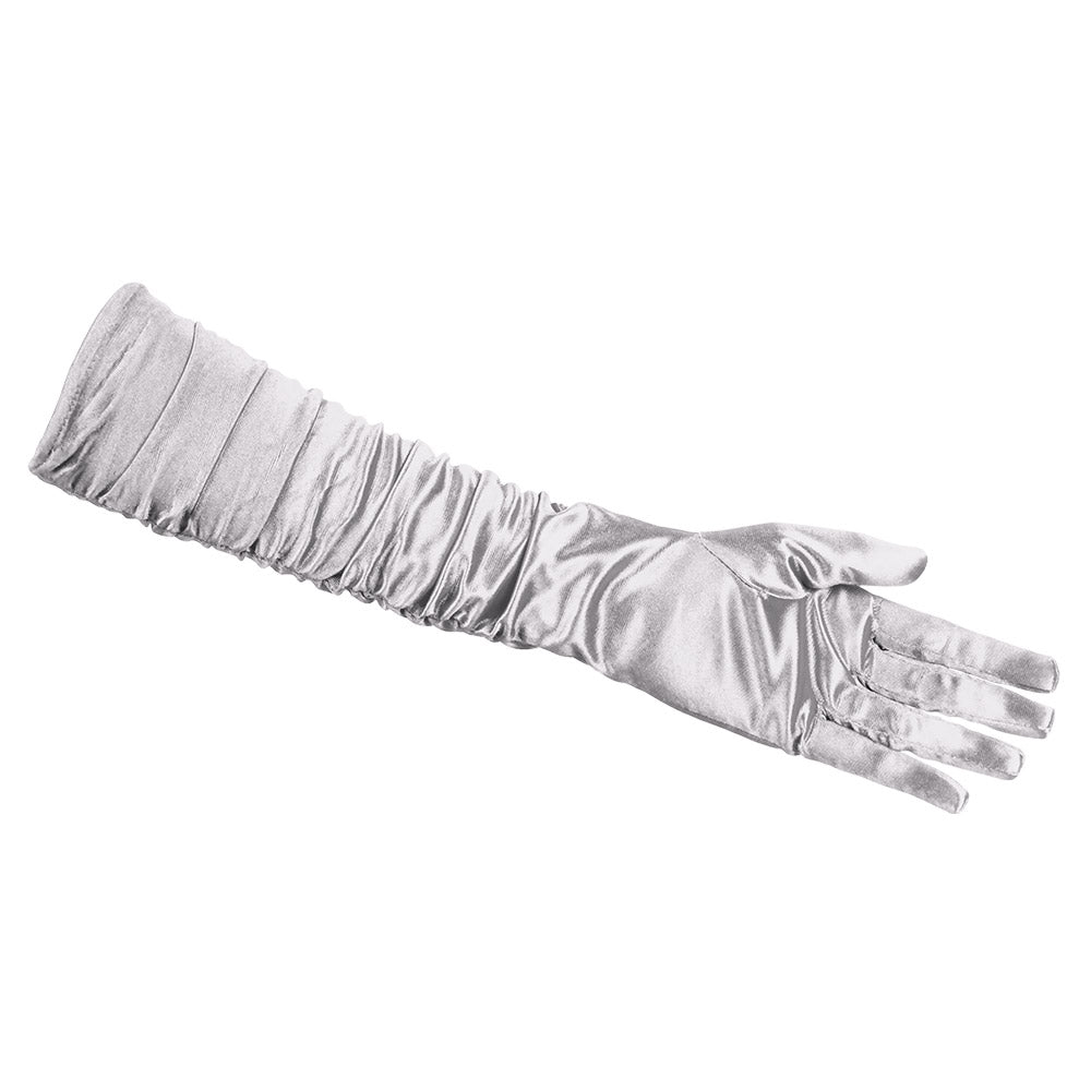 Gants Longs Froissés Glamour - 6 Coloris | Accessoire Déguisement