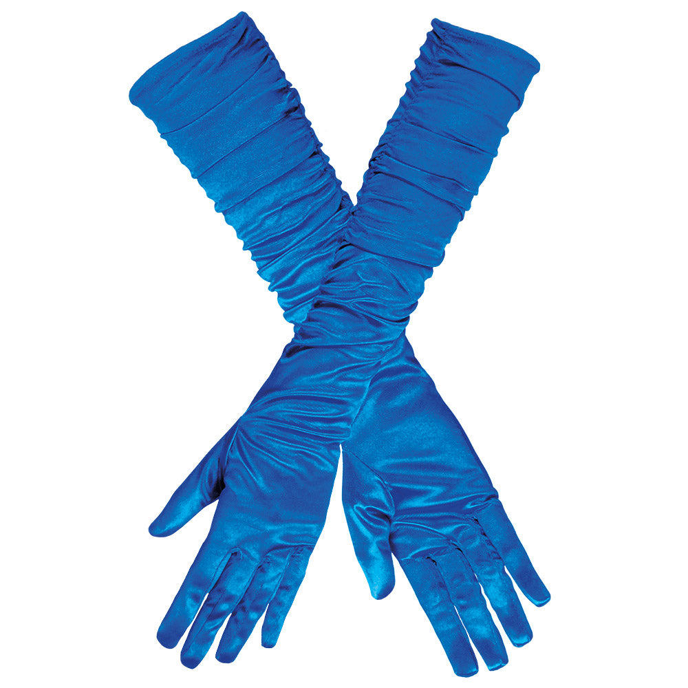 Gants Longs Froissés Glamour - 6 Coloris | Accessoire Déguisement