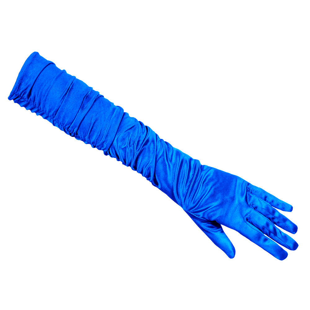Gants Longs Froissés Glamour - 6 Coloris | Accessoire Déguisement
