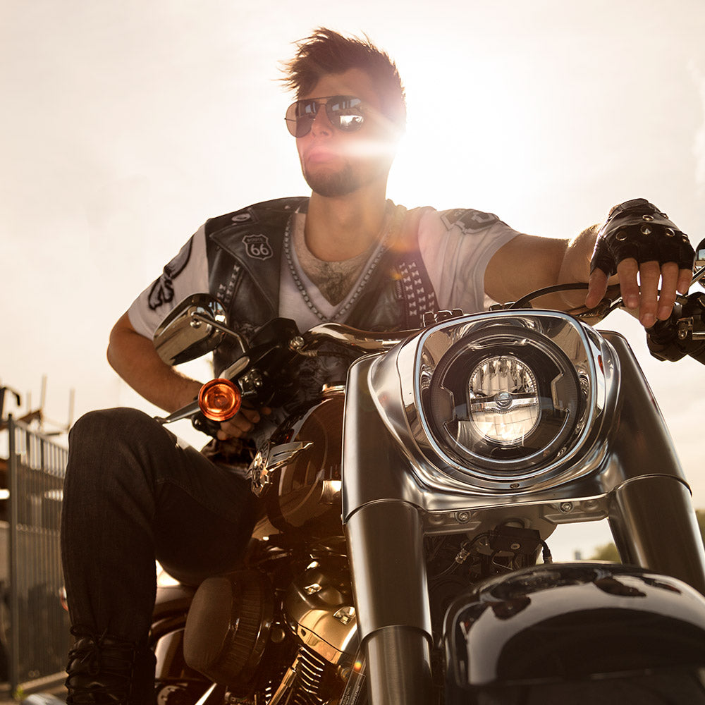 Gants Fingerless Rock avec Clous et Rivets - Accessoire Motard