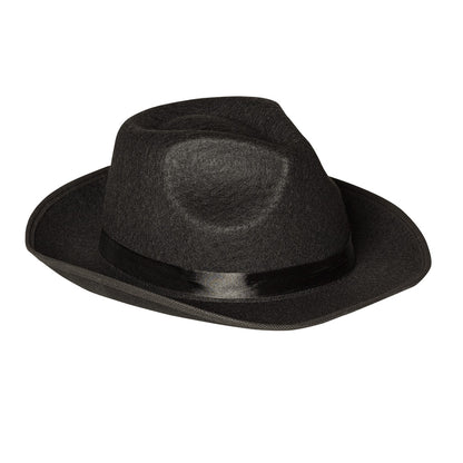 Chapeau Cowboy Noir Feutre - Accessoire Déguisement Western