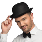 Chapeau Melon Noir Élégant - Accessoire Déguisement Classe