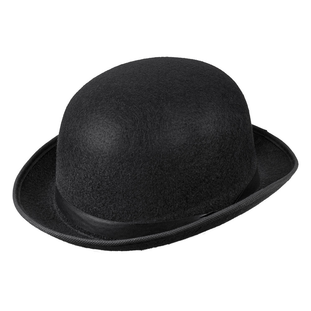 Chapeau Melon Noir Élégant - Accessoire Déguisement Classe