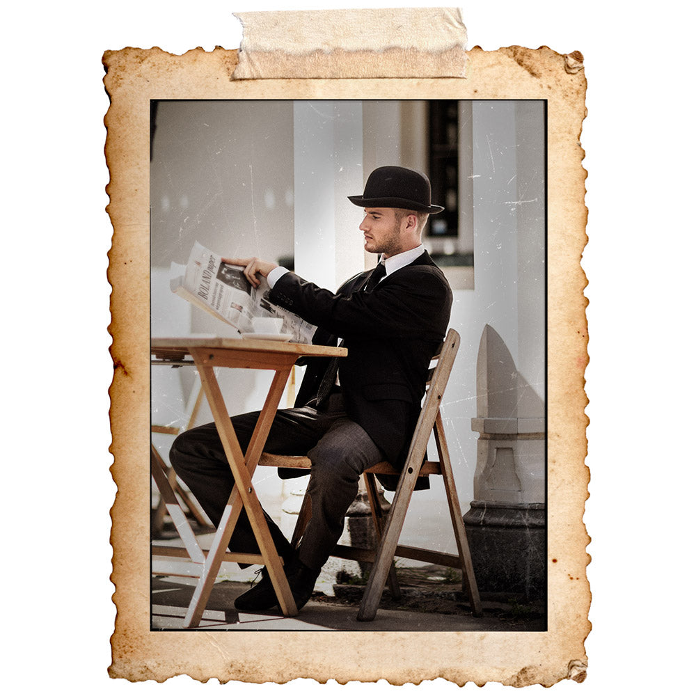 Chapeau Melon Noir Élégant - Accessoire Déguisement Classe