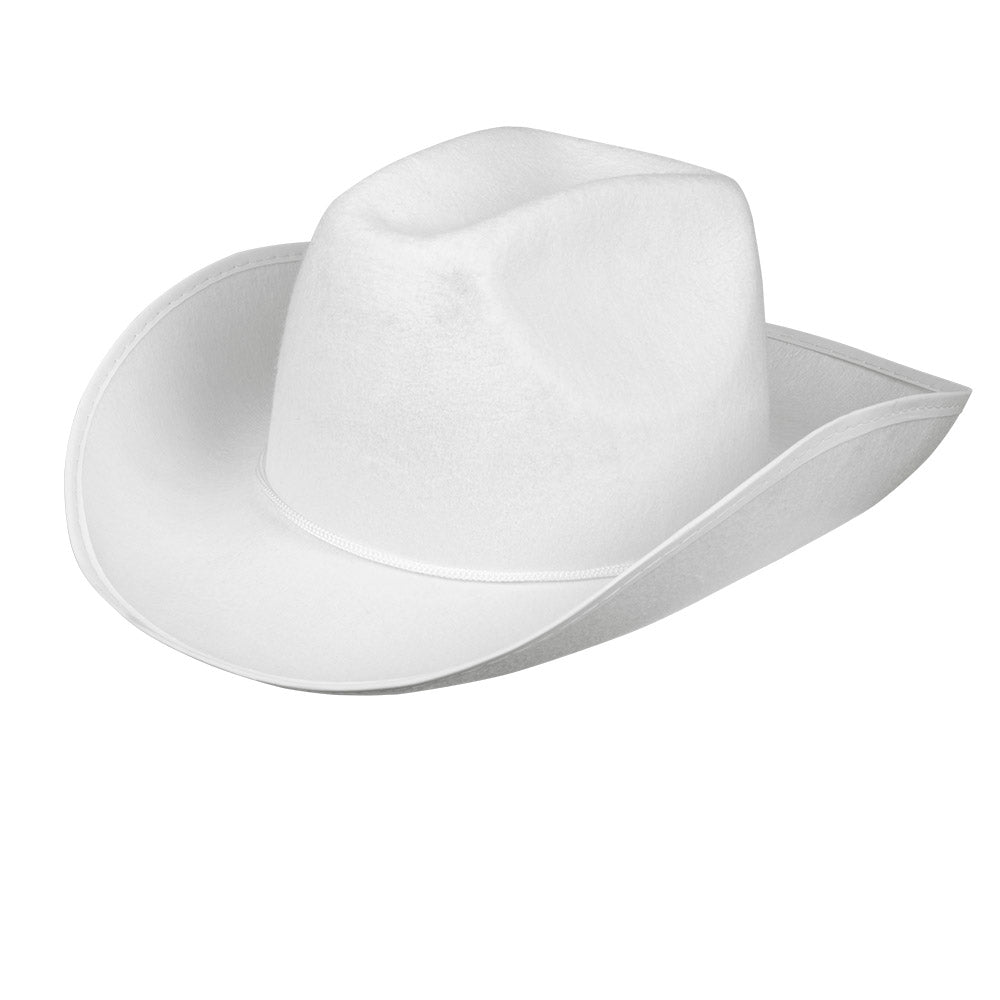 Chapeau Cowboy Blanc - Accessoire Western Authentique