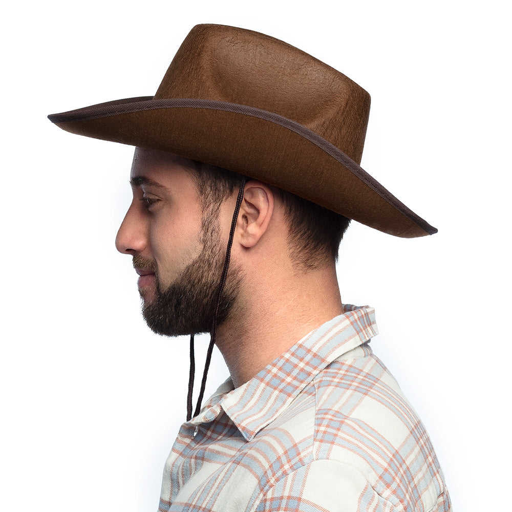 Chapeau Cowboy Marron - Accessoire Western Authentique