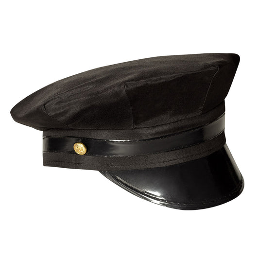 Casquette Chauffeur Noir Style Uniforme - Accessoire Déguisement