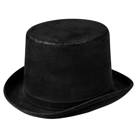 Haut de Forme Noir Élégant - Accessoire de Déguisement