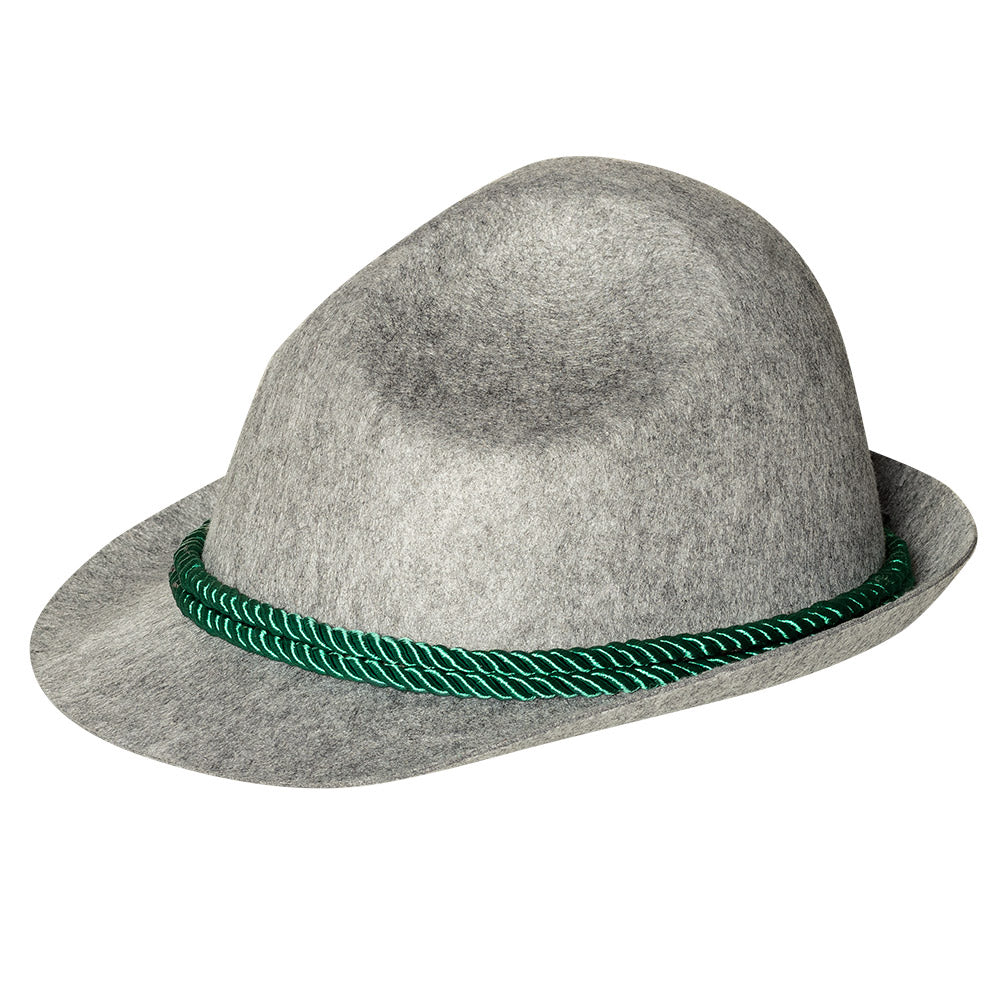 Chapeau Tyrolien Gris Vert - Accessoire Oktoberfest Adulte