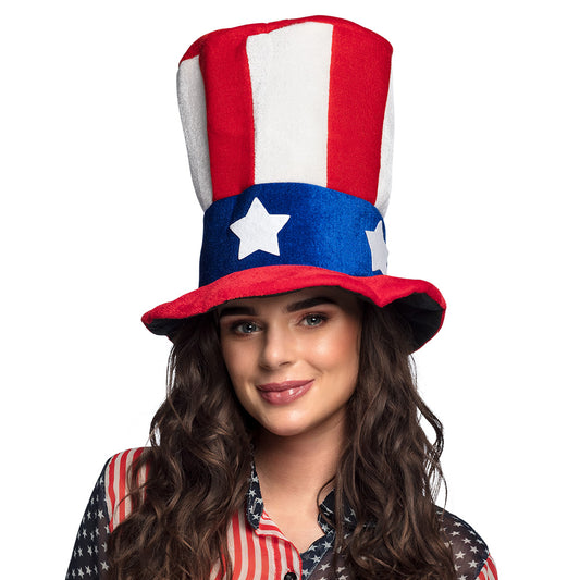 Haut de Forme Oncle Sam - Chapeau Patriotique Américain