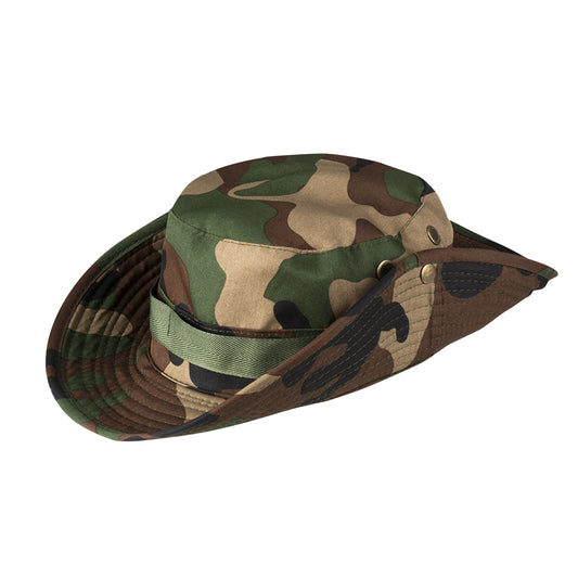 Chapeau de Brousse Camouflage Militaire avec Cordon