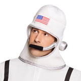 Casque Astronaute Blanc avec Drapeau USA - Déguisement Cosmonaut