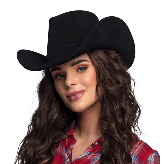 Chapeau Cowboy Noir Adulte - Authentique Far West