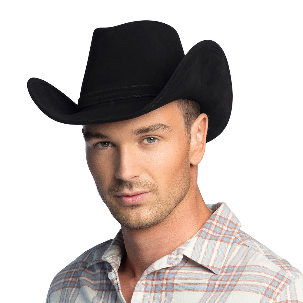 Chapeau Cowboy Noir Adulte - Authentique Far West