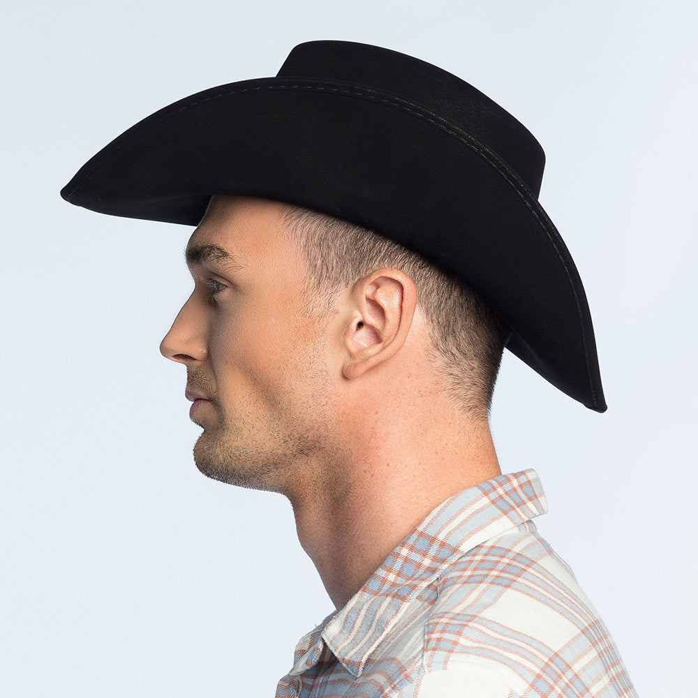 Chapeau Cowboy Noir Adulte - Authentique Far West