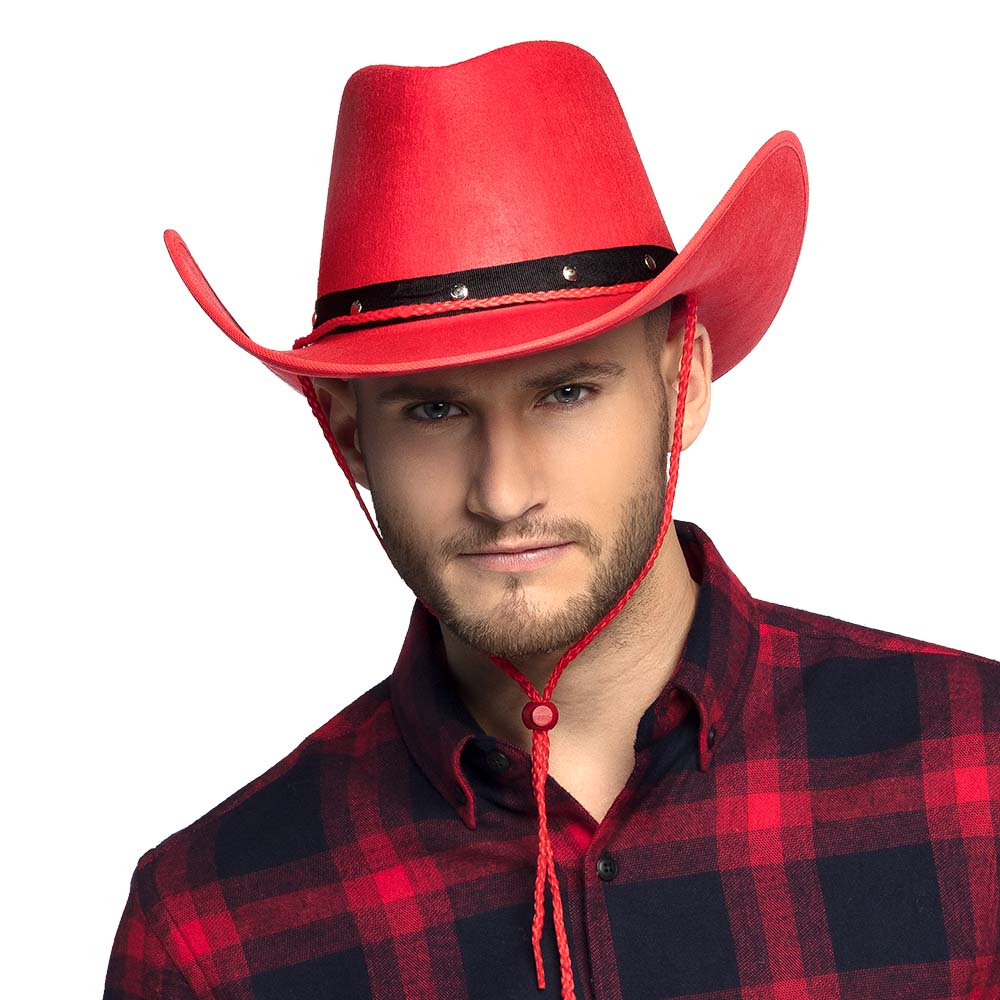 Chapeau Cowboy Adulte avec Bandeau Strass | 6 Coloris