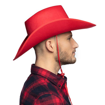 Chapeau Cowboy Adulte avec Bandeau Strass | 6 Coloris