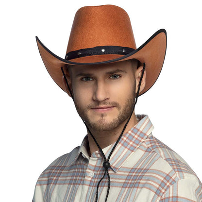 Chapeau Cowboy Adulte avec Bandeau Strass | 6 Coloris