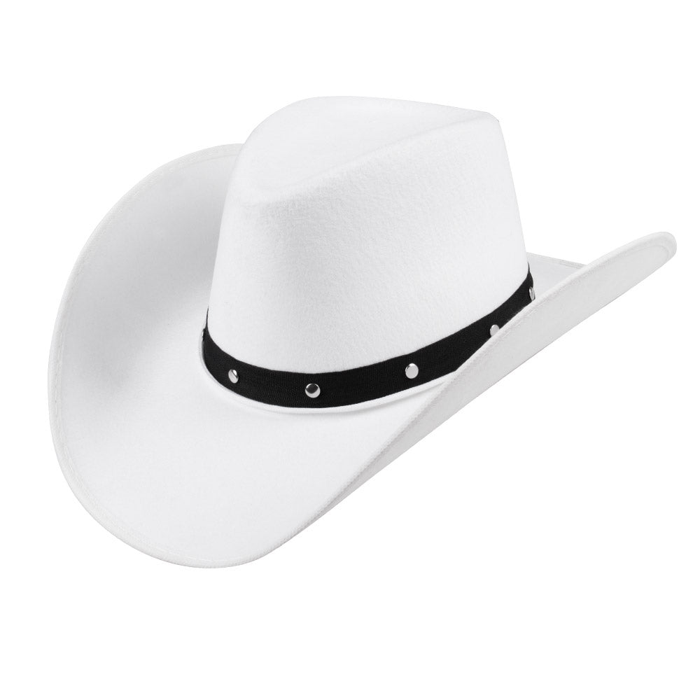 Chapeau Cowboy Adulte avec Bandeau Strass | 6 Coloris