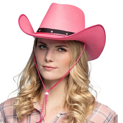 Chapeau Cowboy Adulte avec Bandeau Strass | 6 Coloris