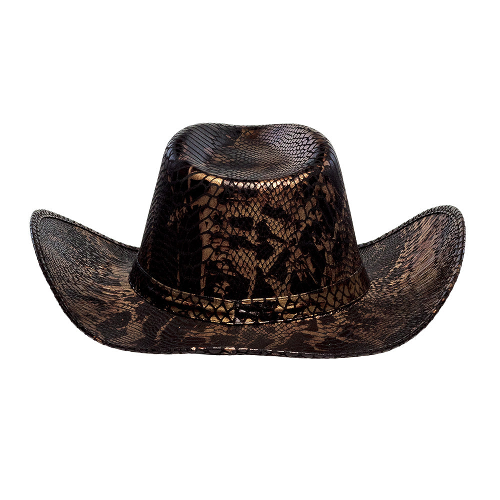 Chapeau Cowboy Noir en Filet Aéré - Accessoire Western