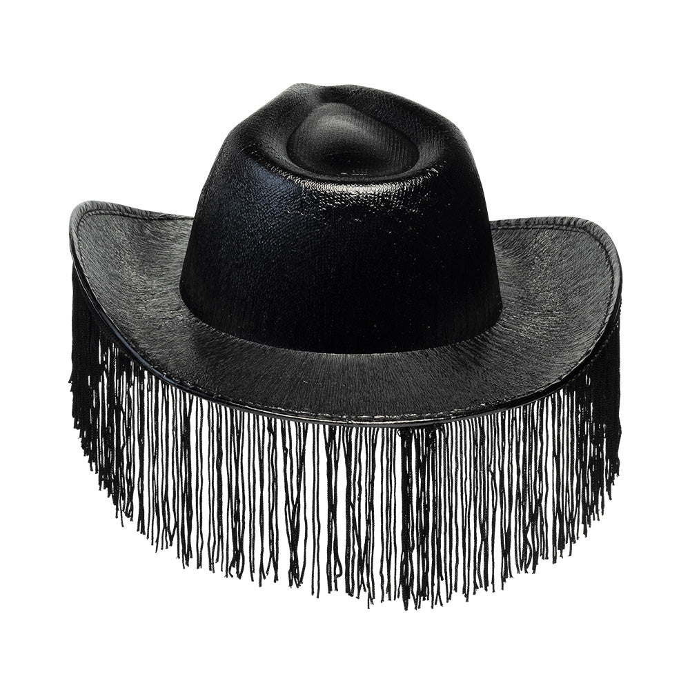 Chapeau Cowboy Frangé Métallisé Couleur - Accessoire Déguisement