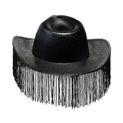 Chapeau Cowboy Frangé Métallisé Couleur - Accessoire Déguisement